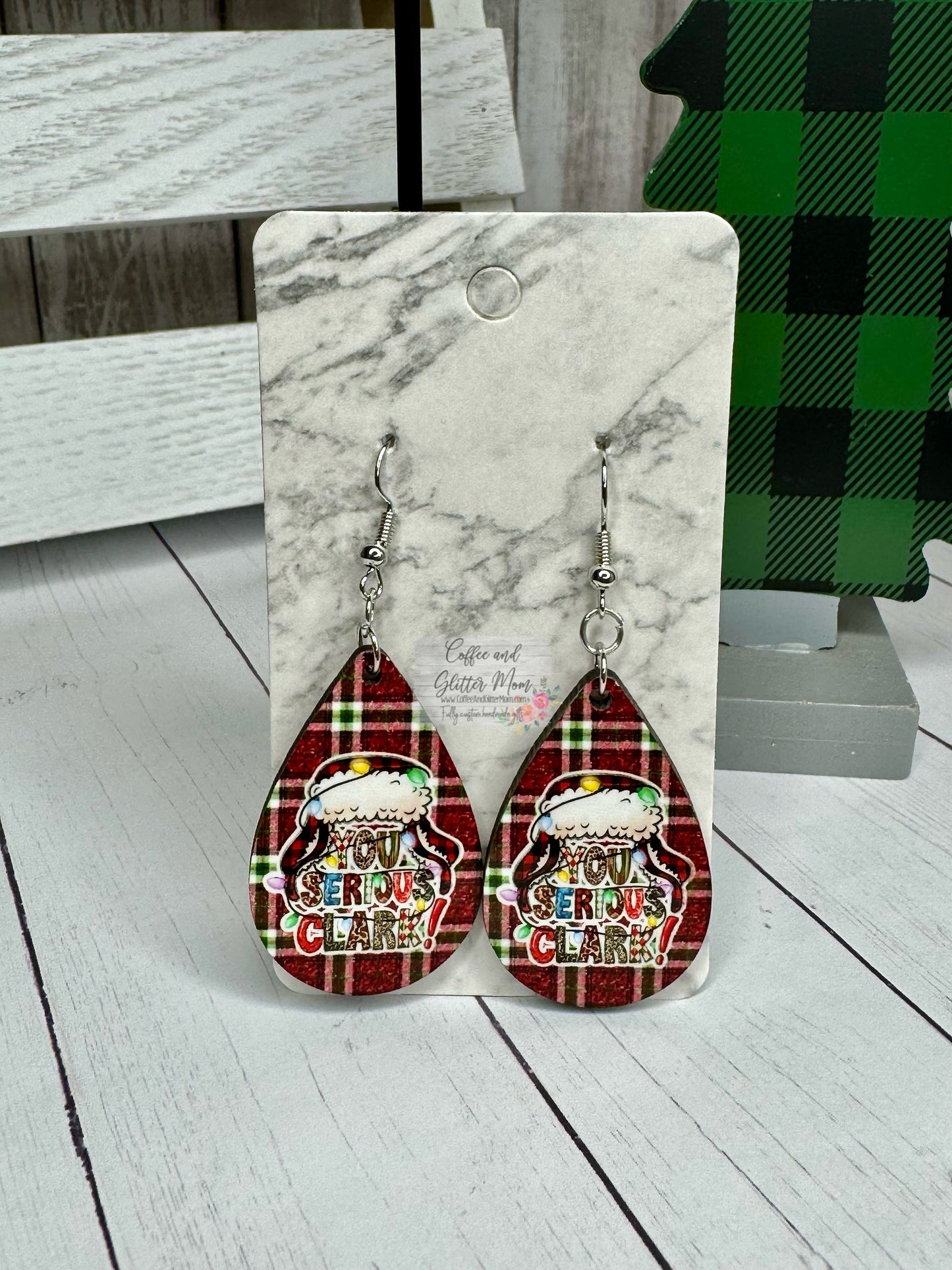 You Serious Clark? Griswold Christmas Earrings