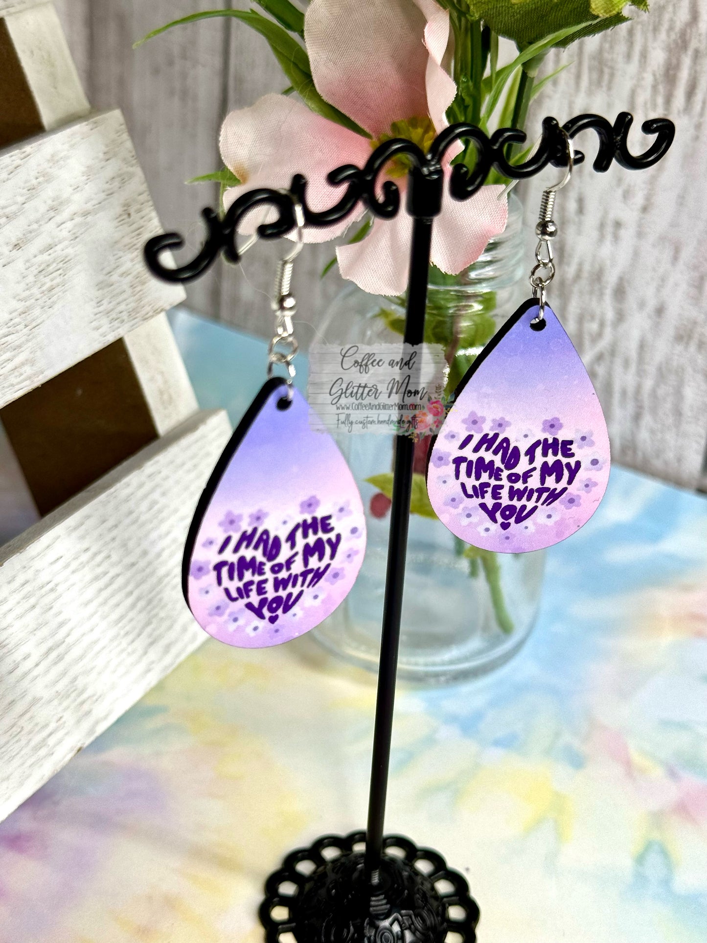 I Had The Time Of My Life With You  Eras Earrings