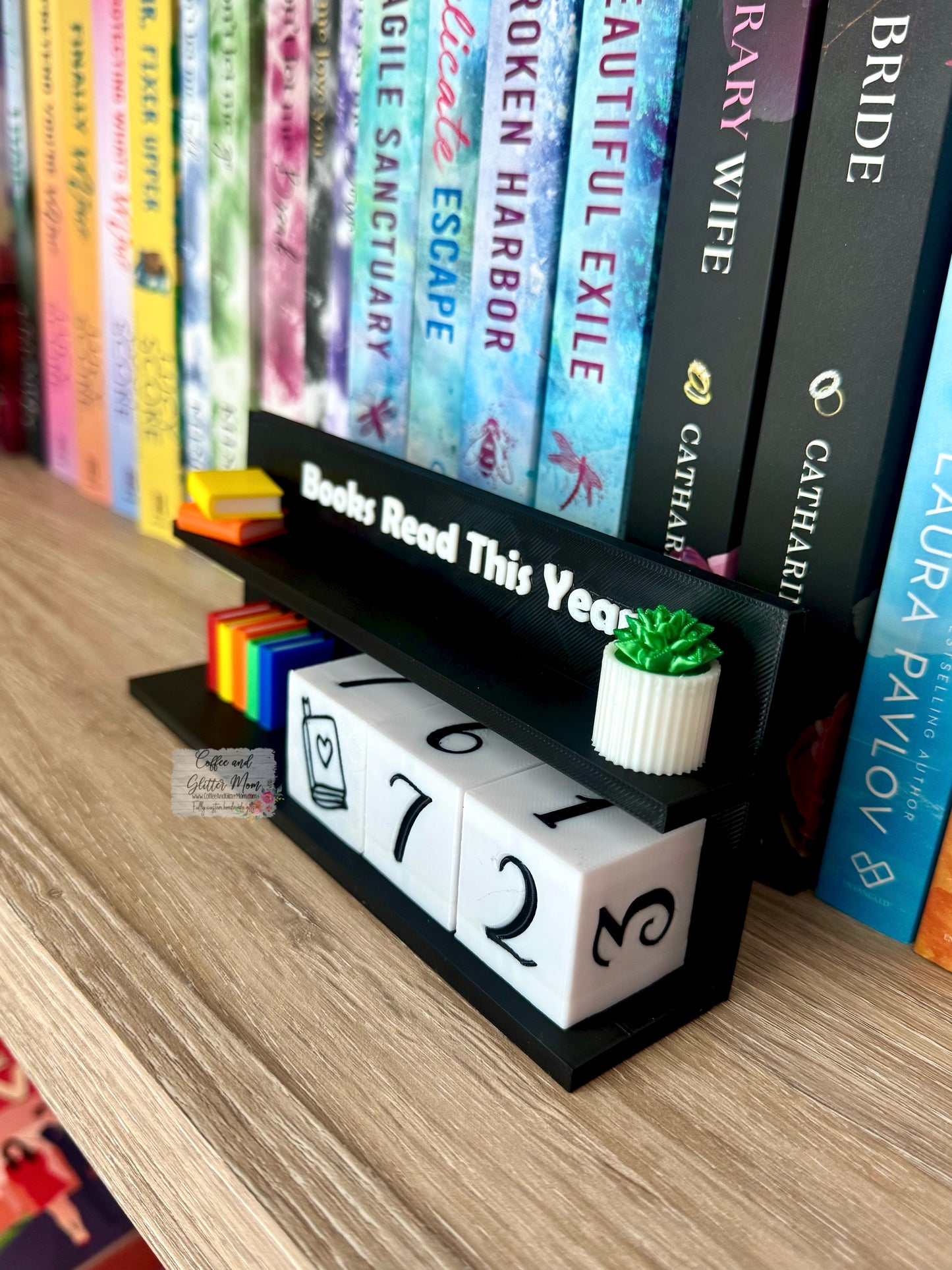 Books Read Counter Bookshelf Decor