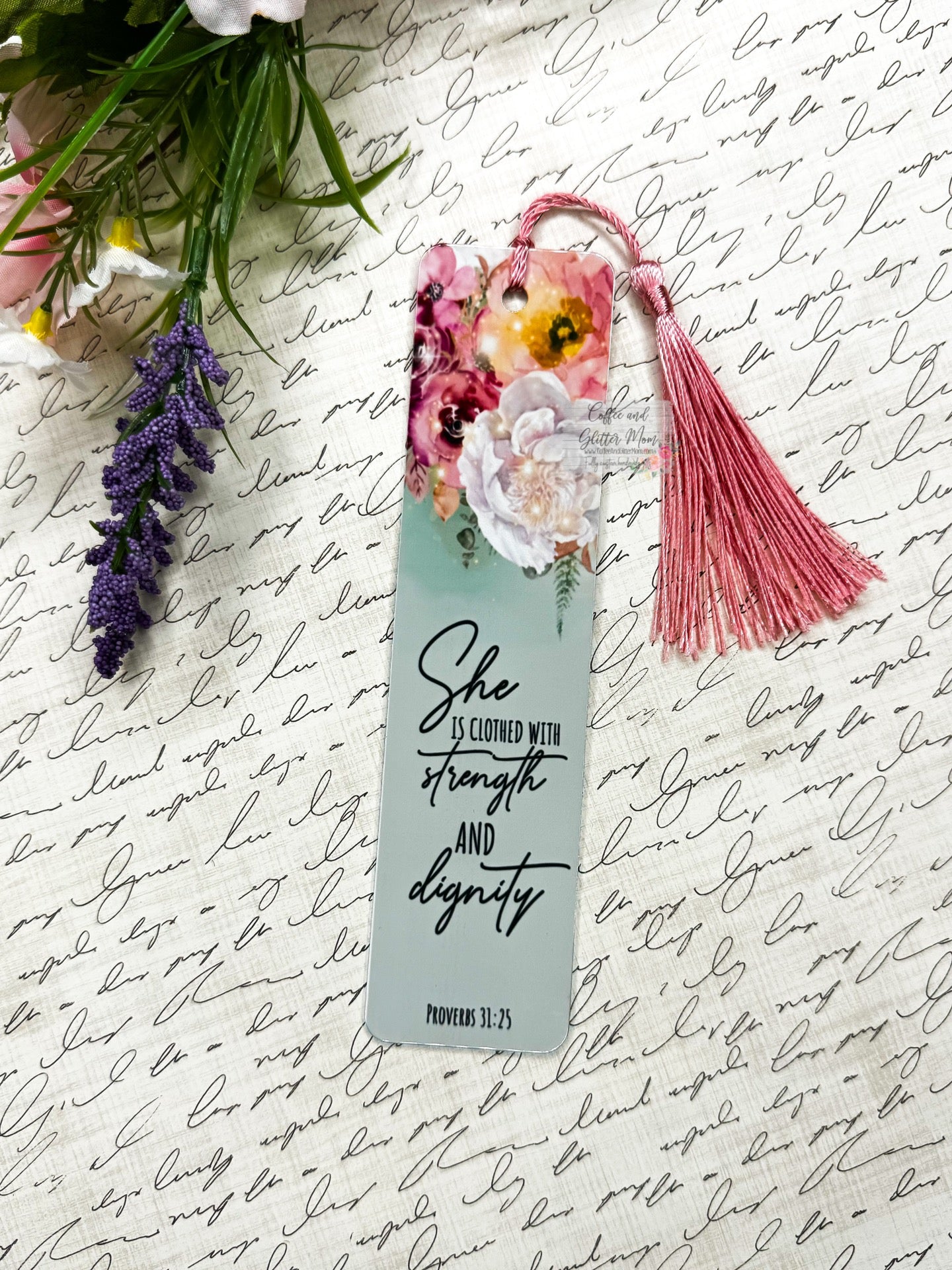 Inspirational Floral Bookmarks