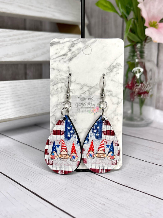American Gnome Teardrop Earrings