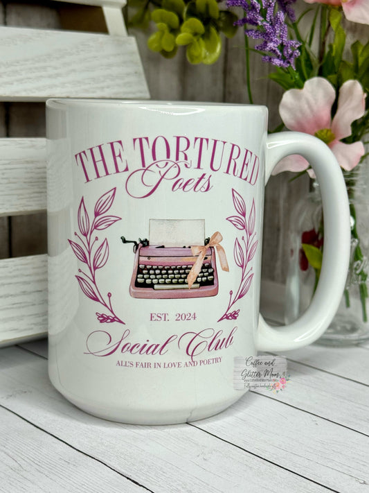 The Tortured Poet Social Club 15oz Ceramic Mug