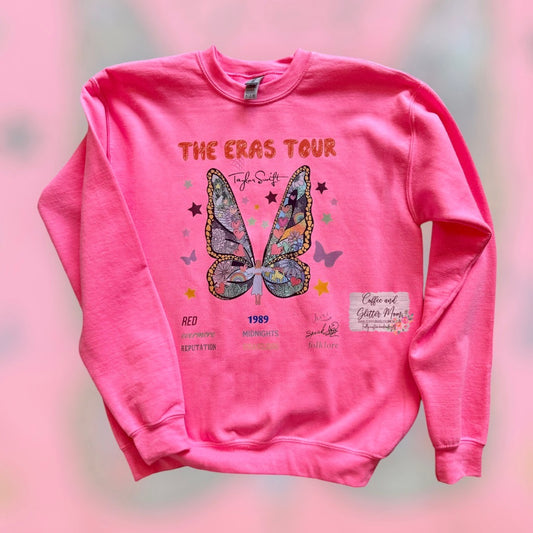 Taylor's Eras Butterfly Youth x-Large Sweatshirt