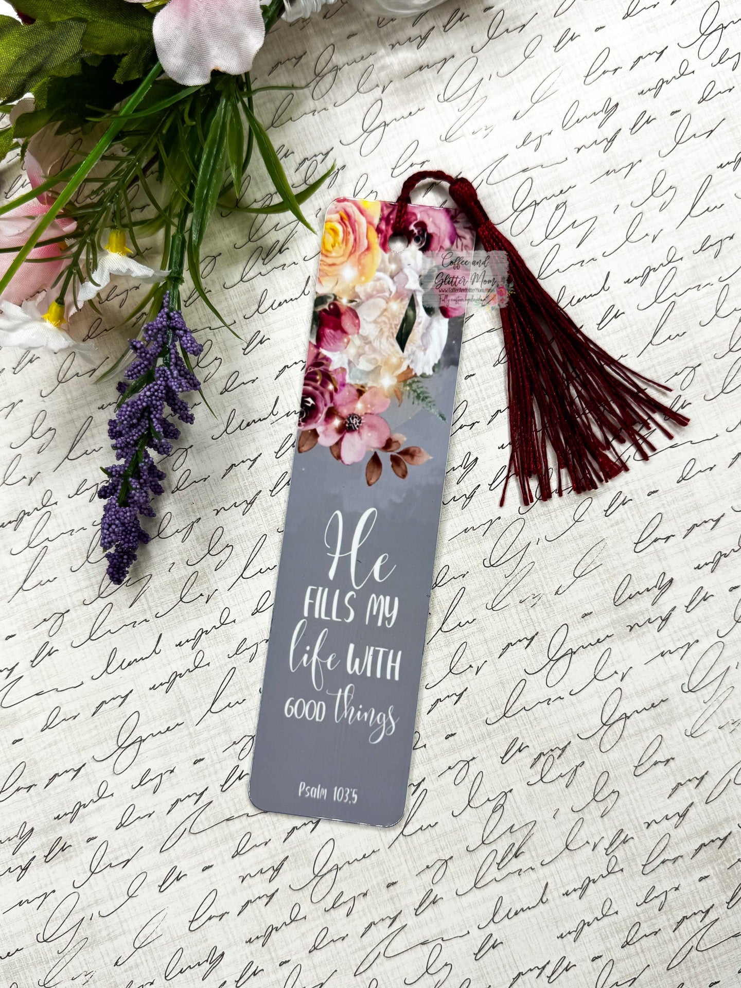 Inspirational Floral Bookmarks