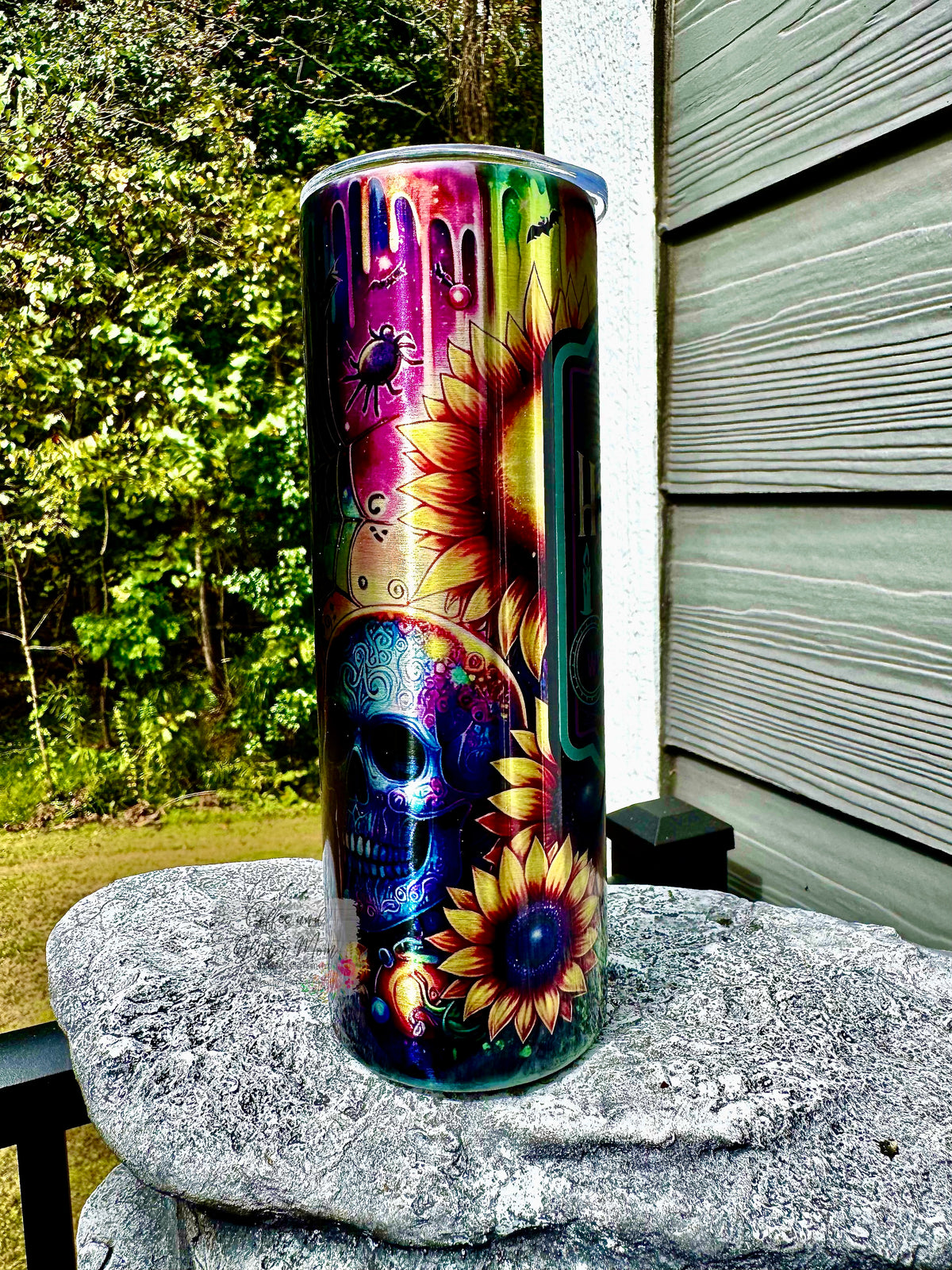 Metallic Hocus Pocus 20oz Skinny Tumbler