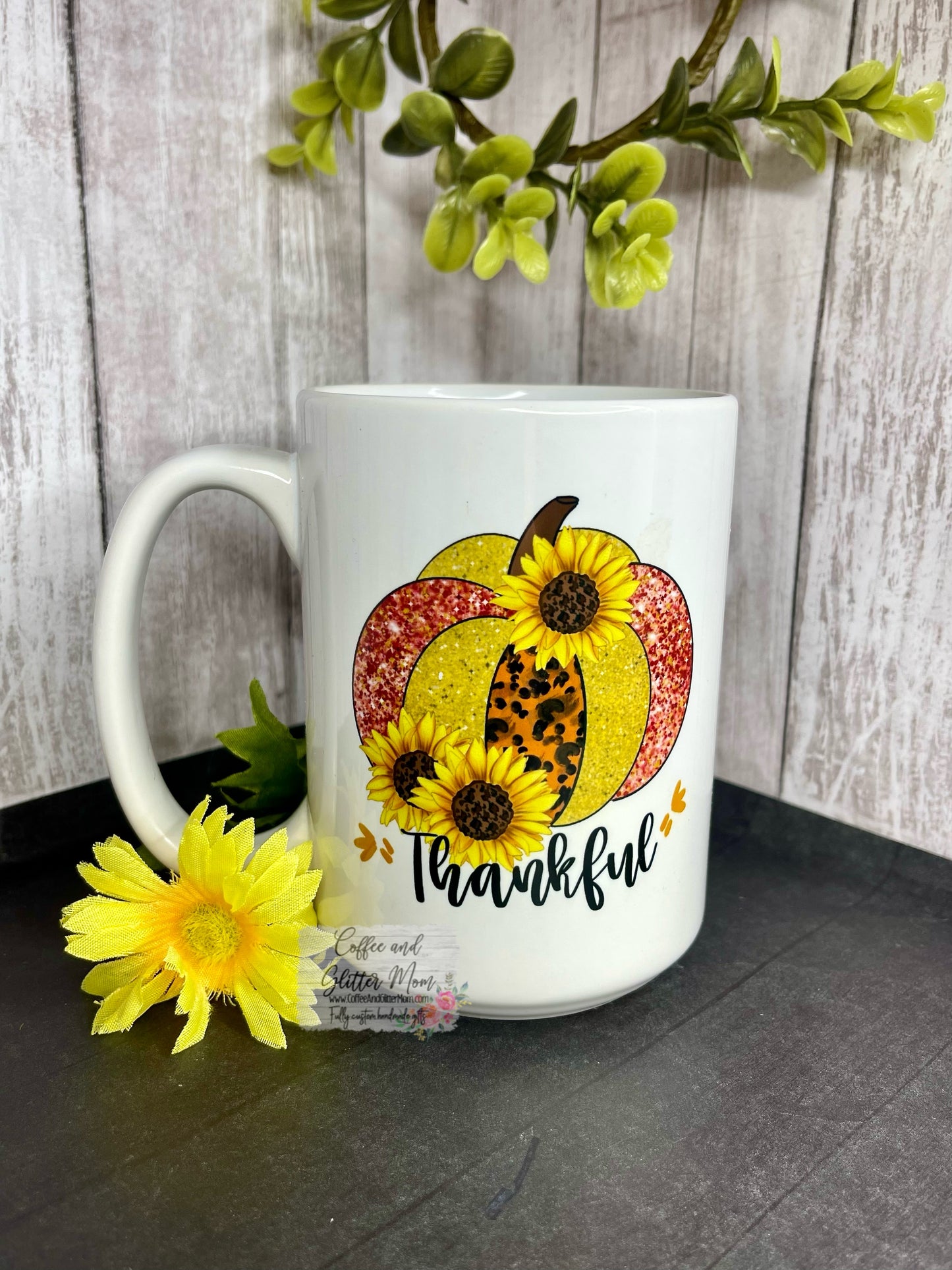 Thankful/Happy Halloween Gnomes 15oz Ceramic Mug