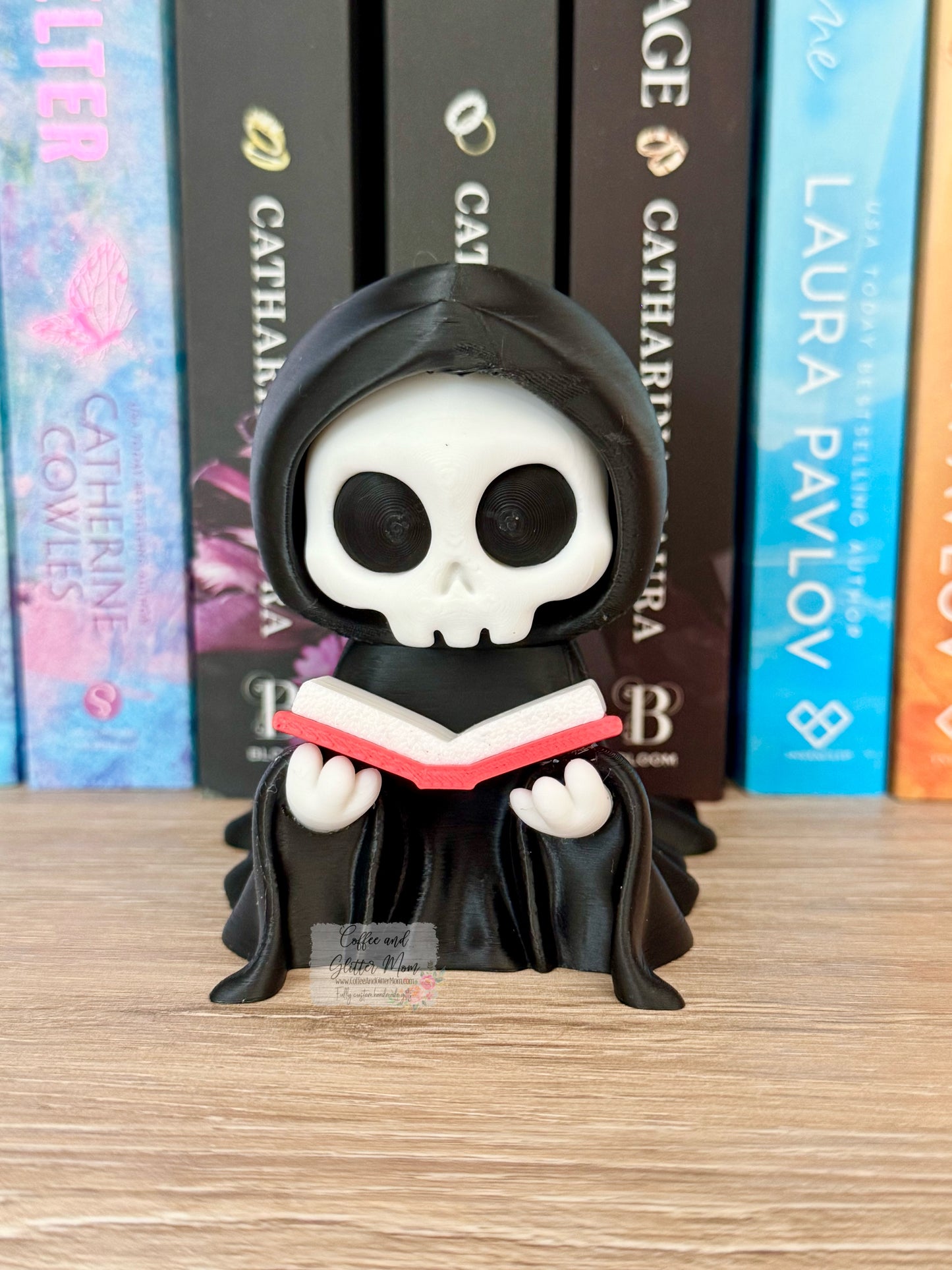 Reading Grim Bookshelf Decor In Stock