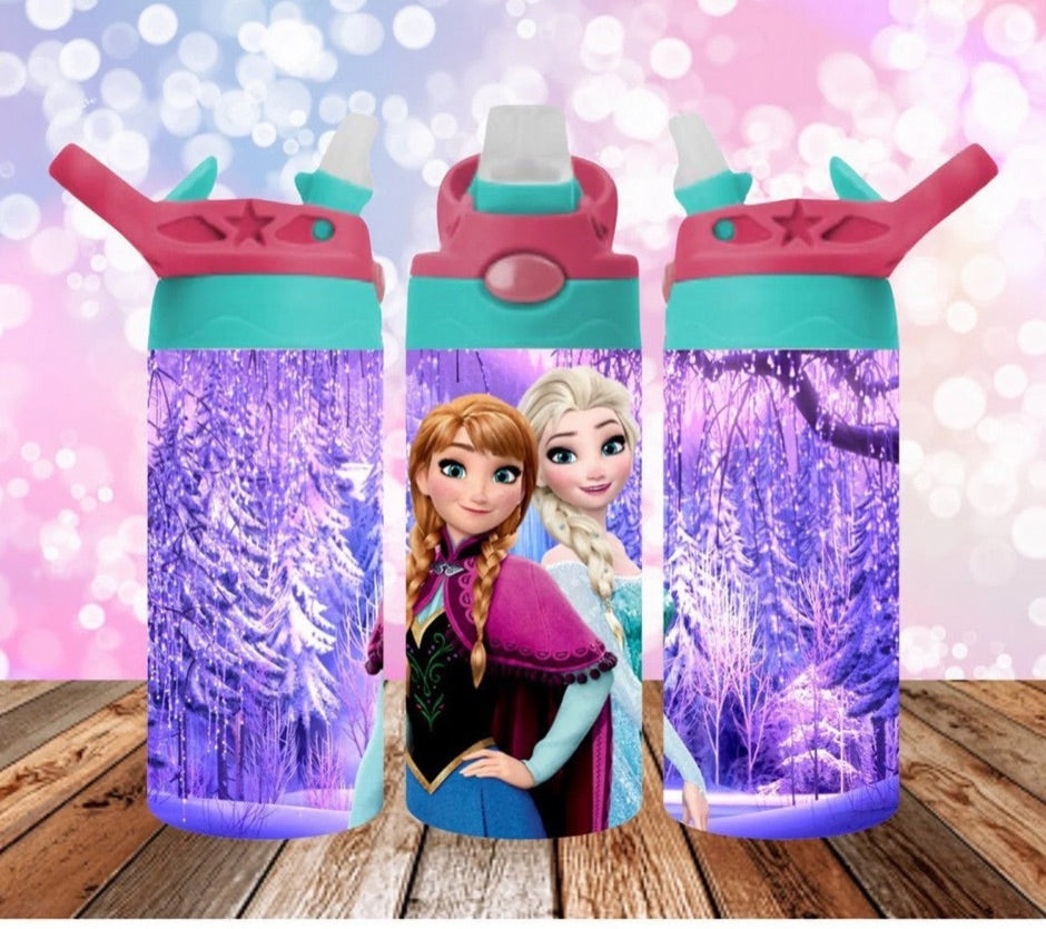 Custom Kids Flip-Lid 12oz Water Bottle