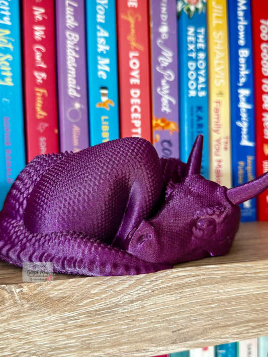 Purple Stone Dragon Bowl/Planter