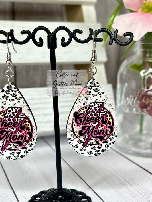 Cheer Mom Rocker Earrings RTS