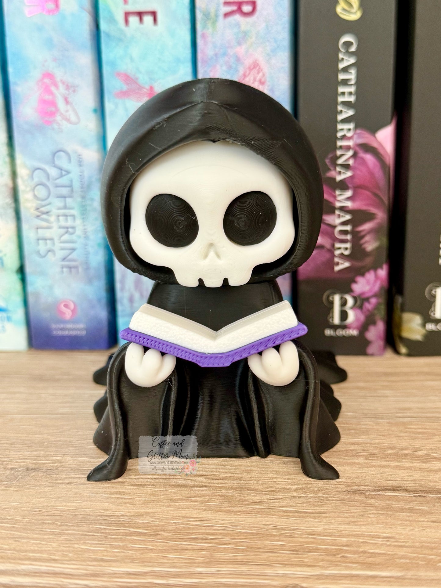 Reading Grim Bookshelf Decor In Stock