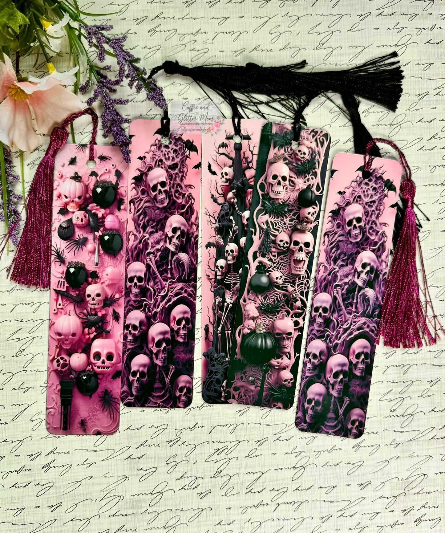 Gothic Pink Bookmarks