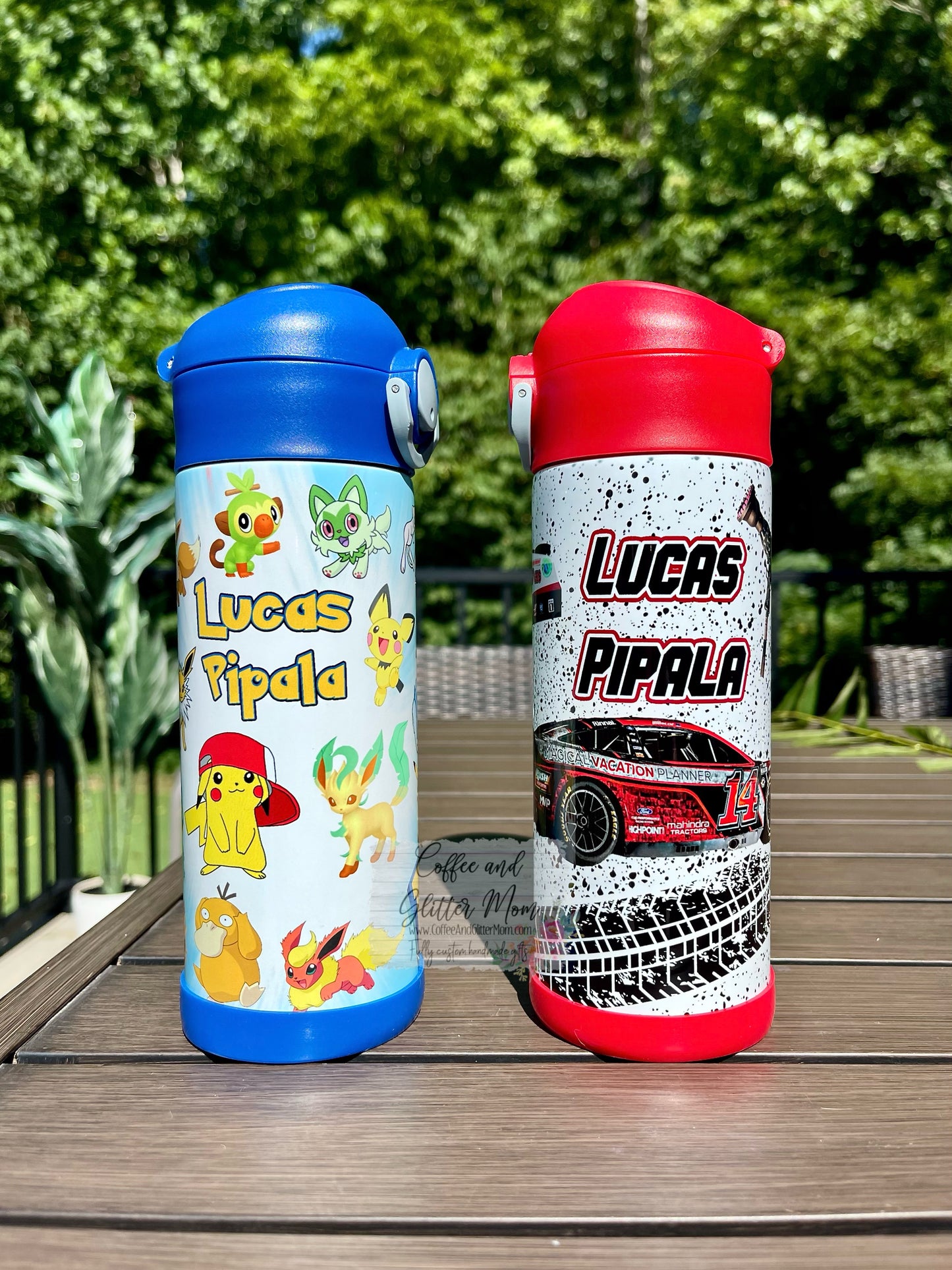 Custom Kids Flip-Lid 12oz Water Bottle