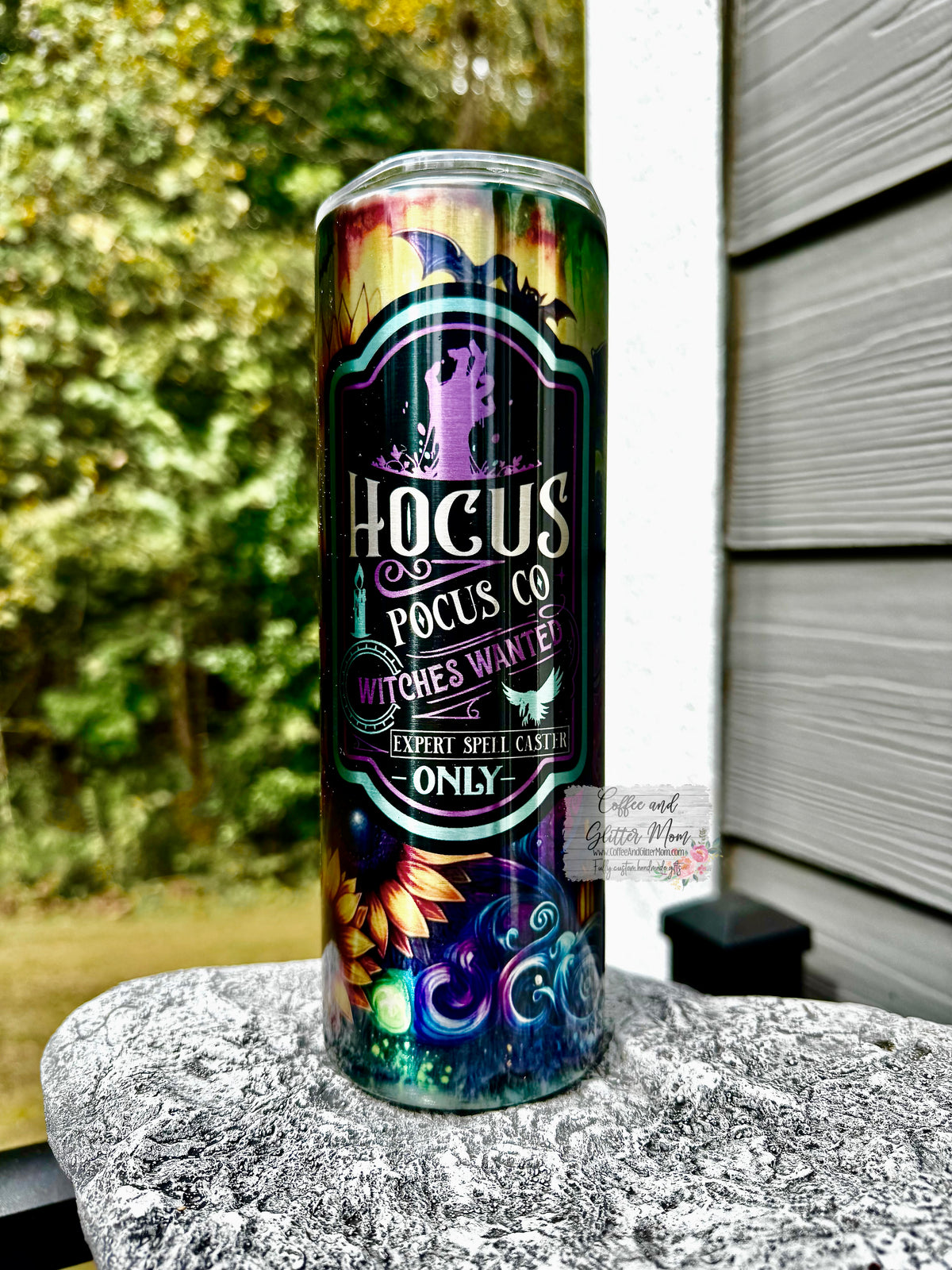 Metallic Hocus Pocus 20oz Skinny Tumbler