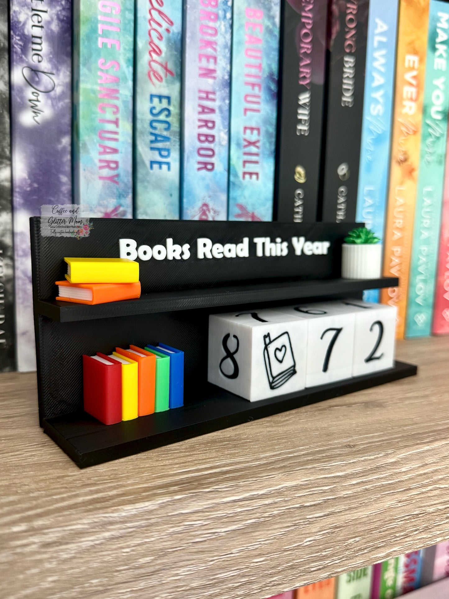 Books Read Counter Bookshelf Decor