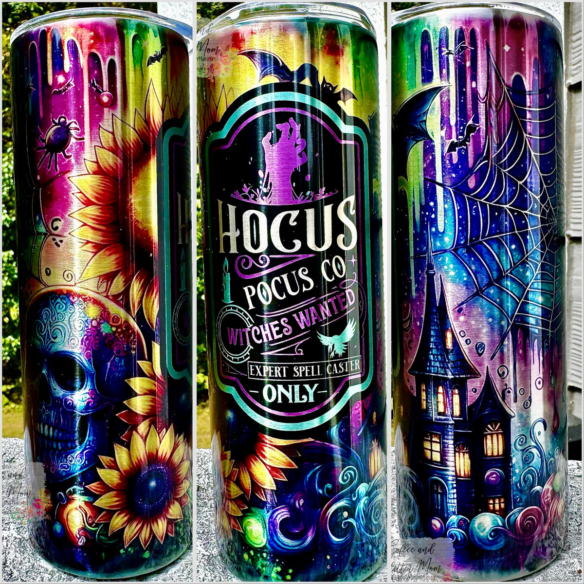 Metallic Hocus Pocus 20oz Skinny Tumbler
