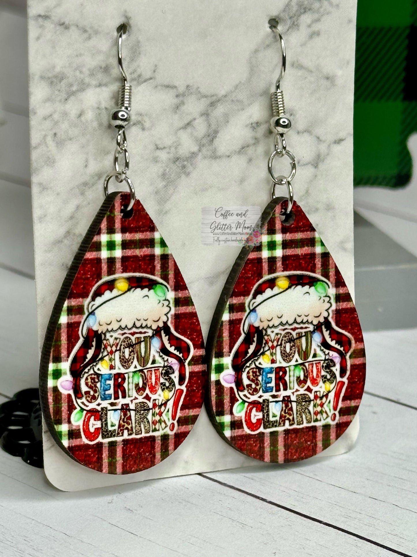 You Serious Clark? Griswold Christmas Earrings
