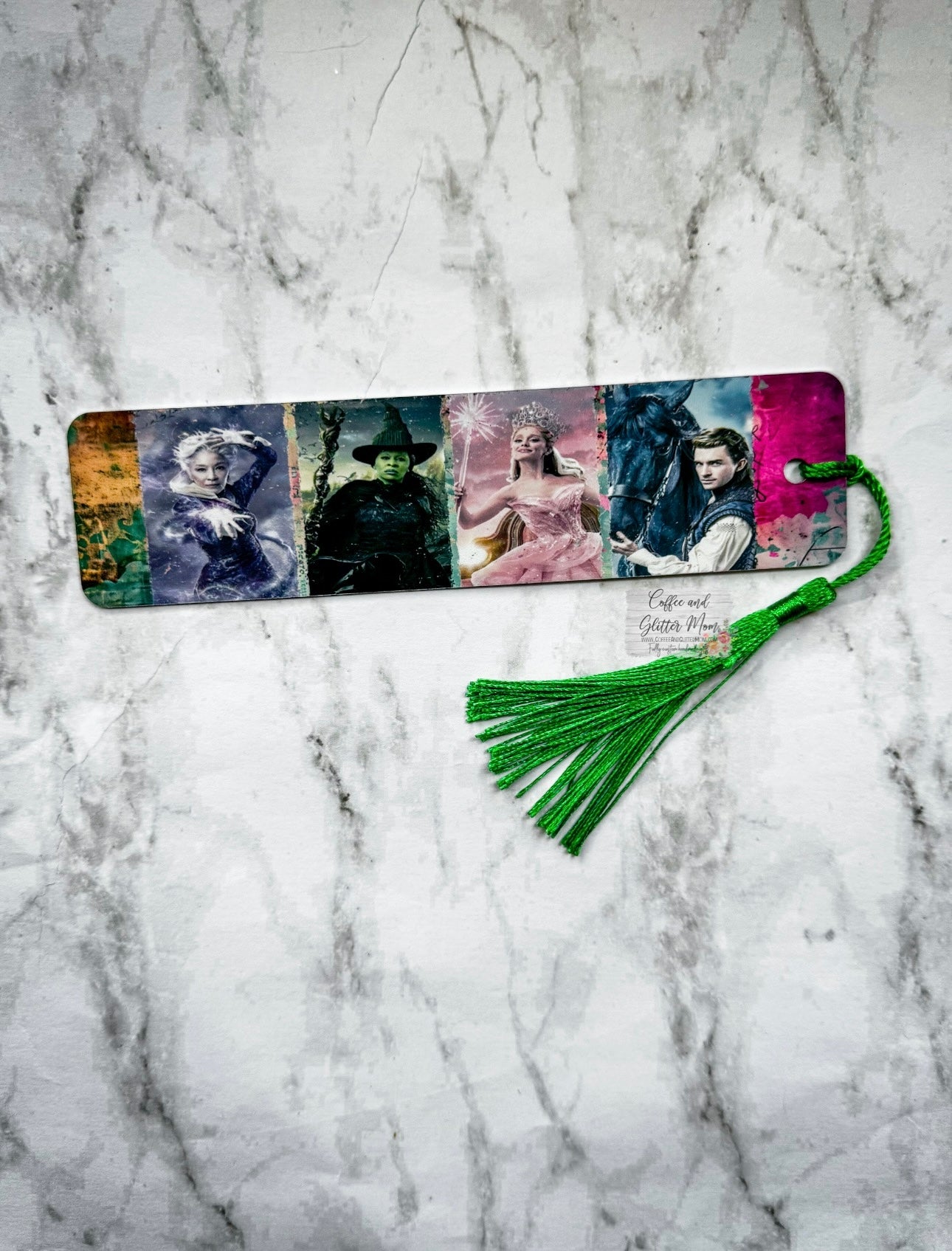 Pink & Green Wicked Witches Bookmarks