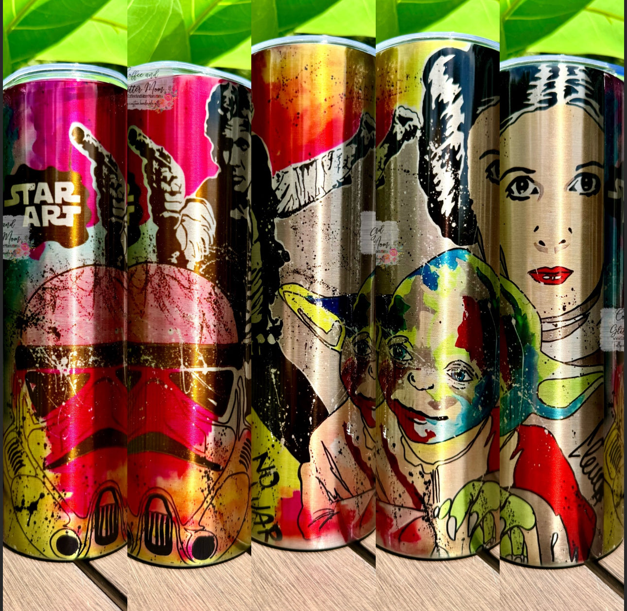 Star Wars Pop Art 20oz Metallic Skinny Tumbler