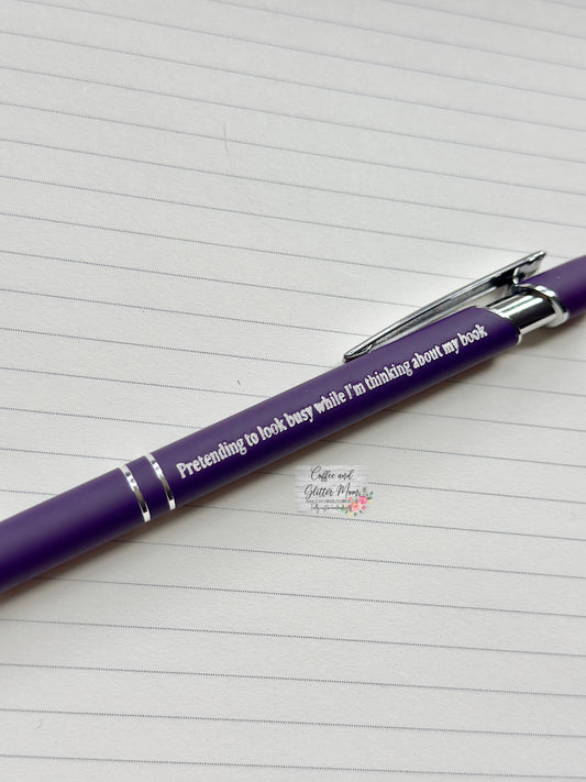 Pretending to Look Busy Bookish Pen