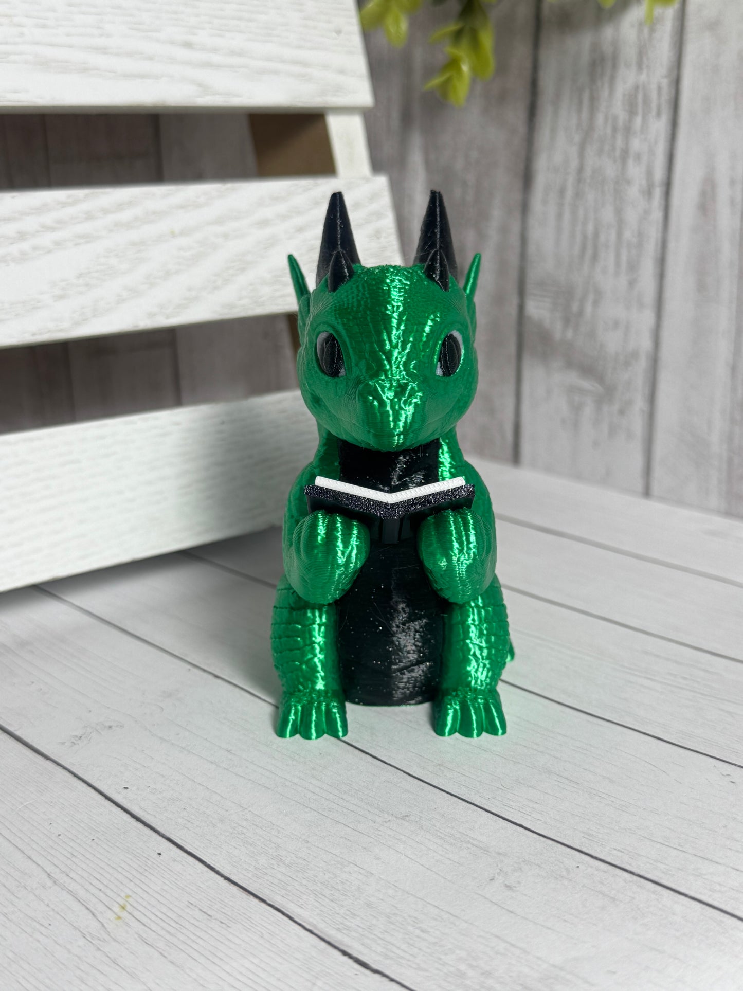 Reading Dragon Bookshelf Decor In Stock