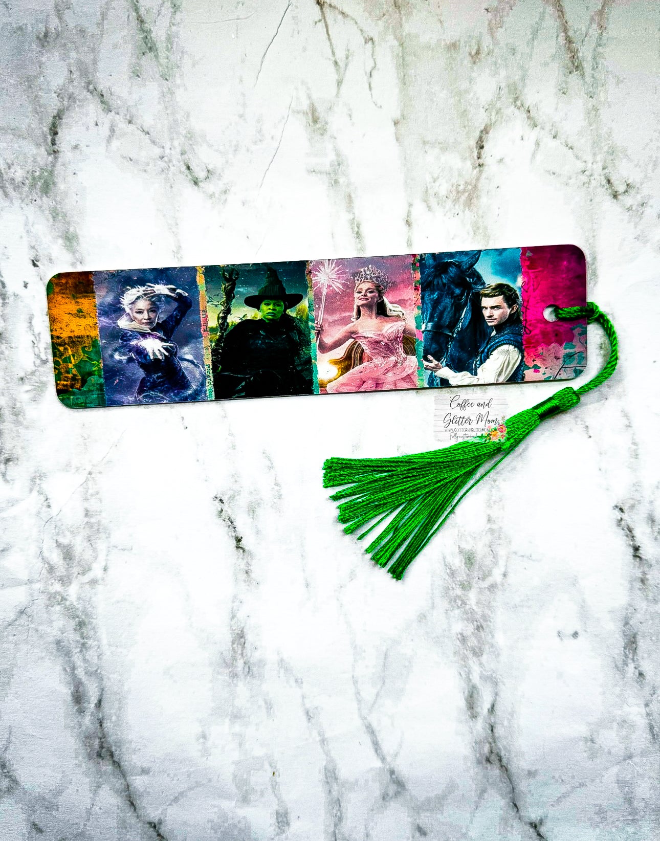 Pink & Green Wicked Witches Bookmarks