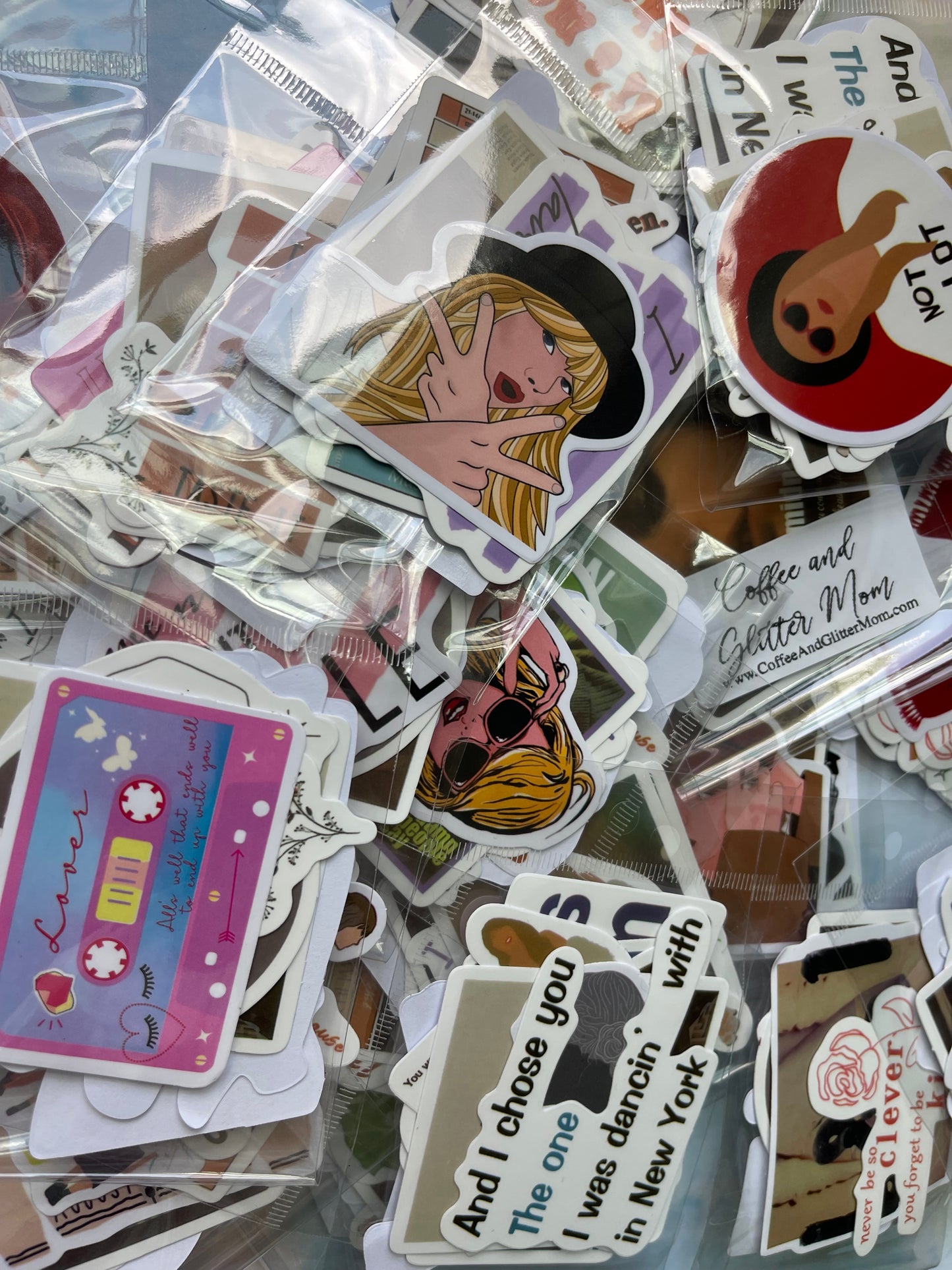 Taylor's Eras Sticker Packs