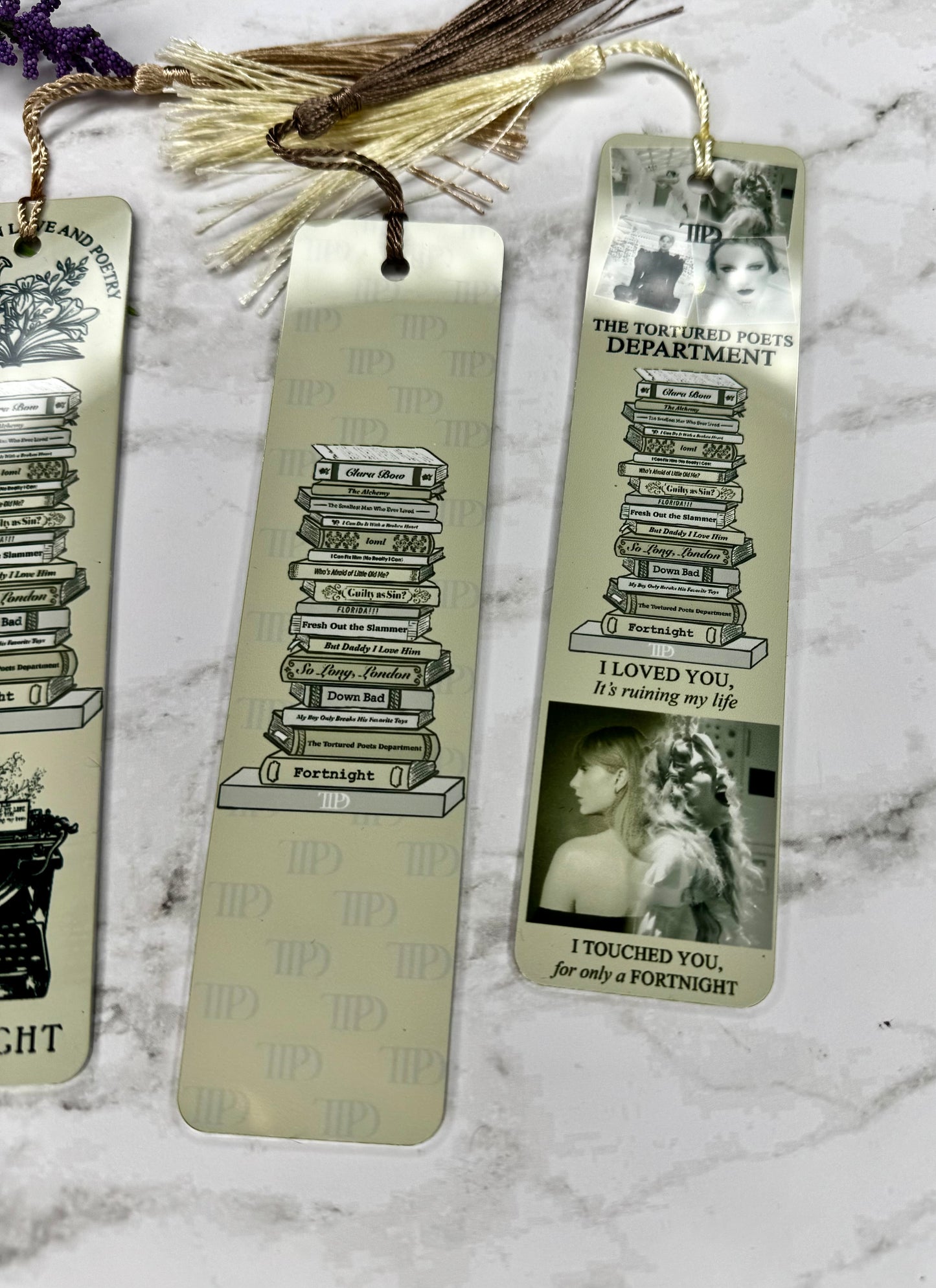 Taylor's TTPD Tortured Poets Bookmarks