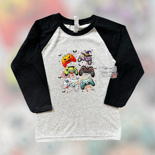 HalloGamer Youth 3/4 Sleeve Tee