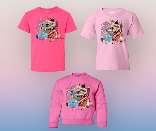Taylor's Tapes Youth Tee or Sweatshirt
