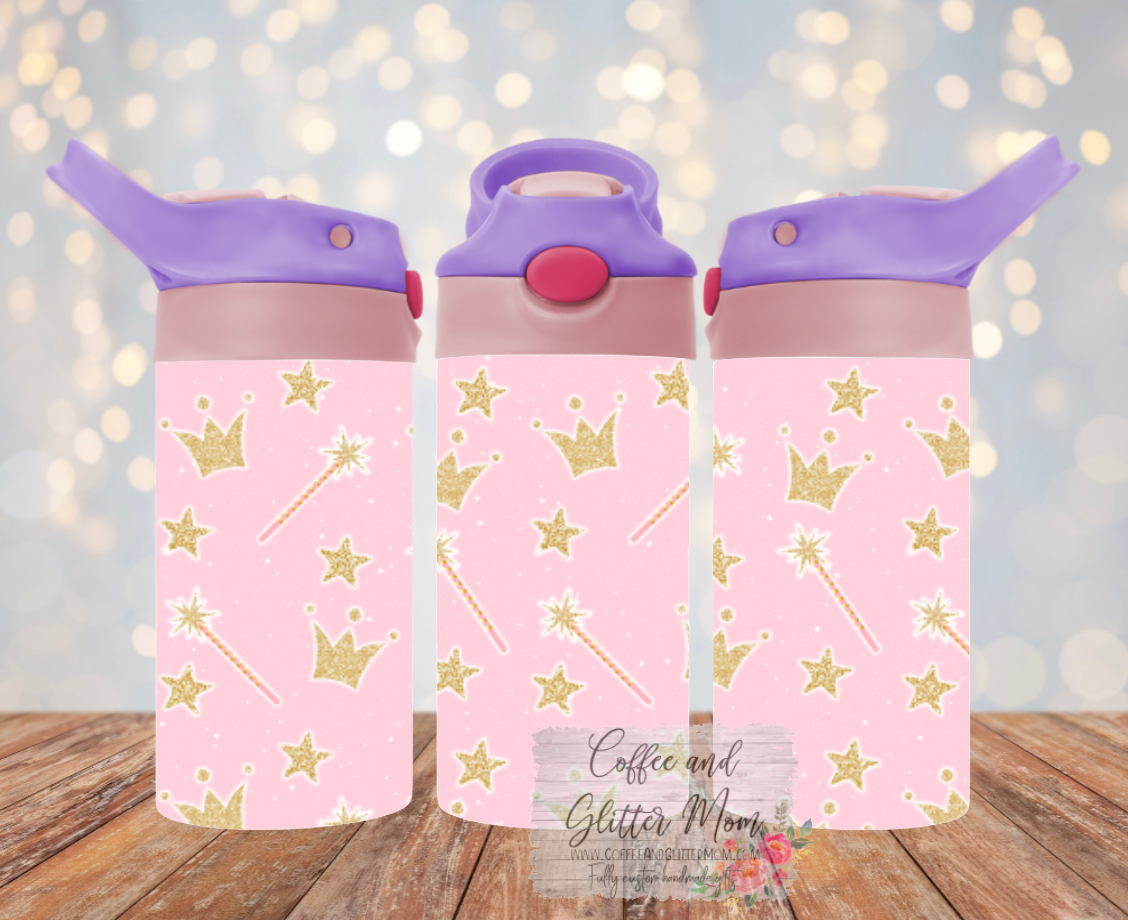 Personalized Water Bottle for Kids - Pink