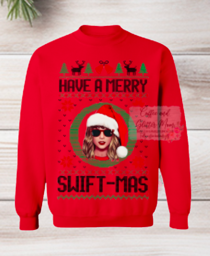Merry Swiftmas Youth/Adult Sweatshirt