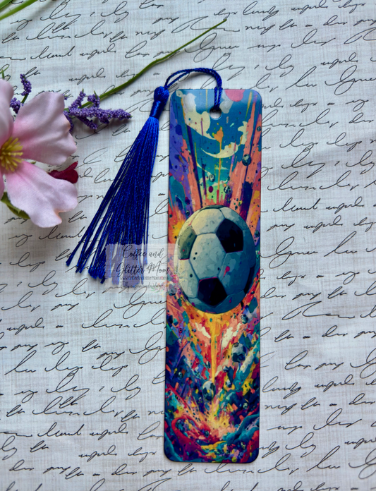 Soccer & Paint Bookmark