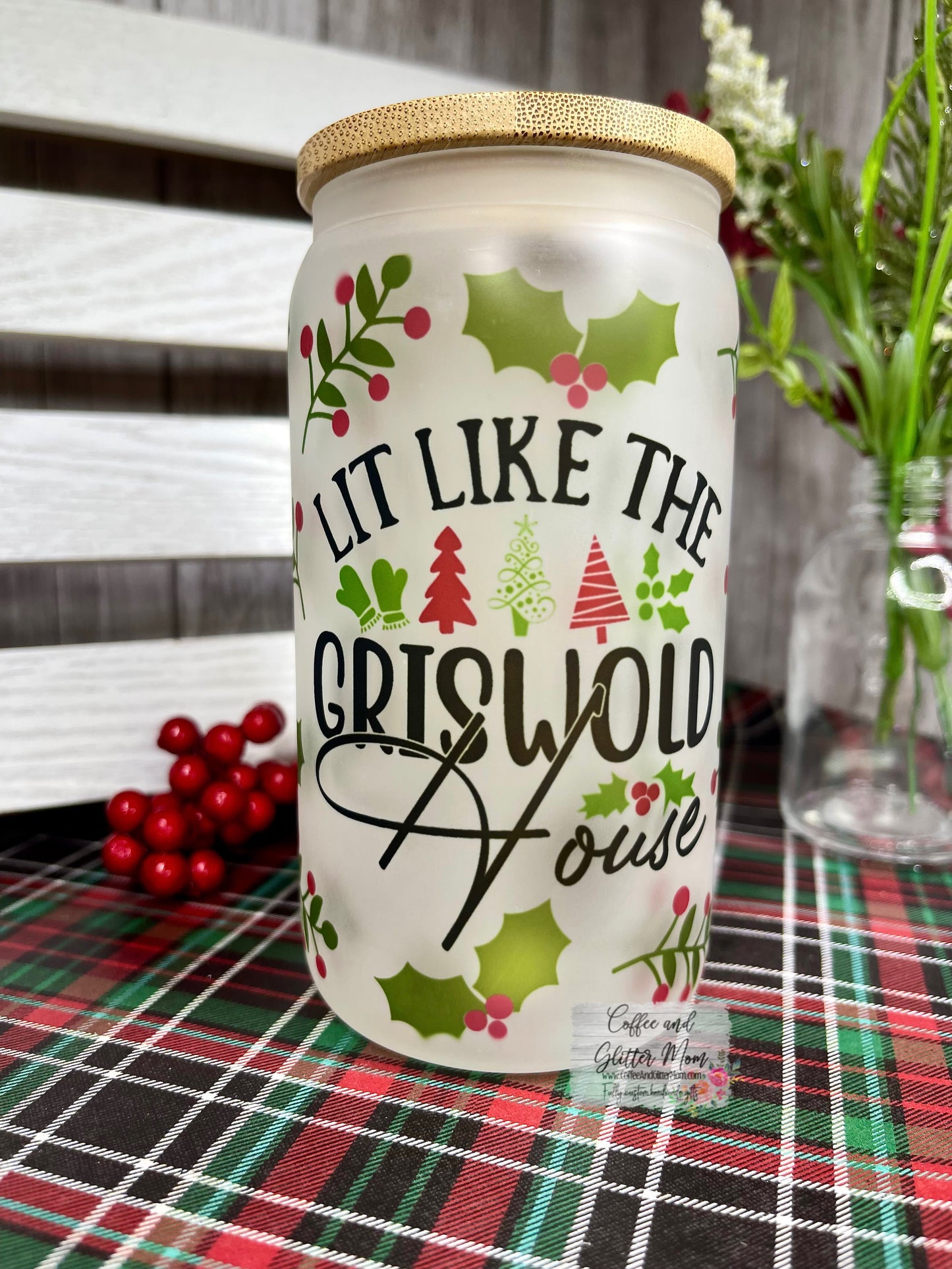 Christmas In-Stock Holographic Sparkle Tumblers