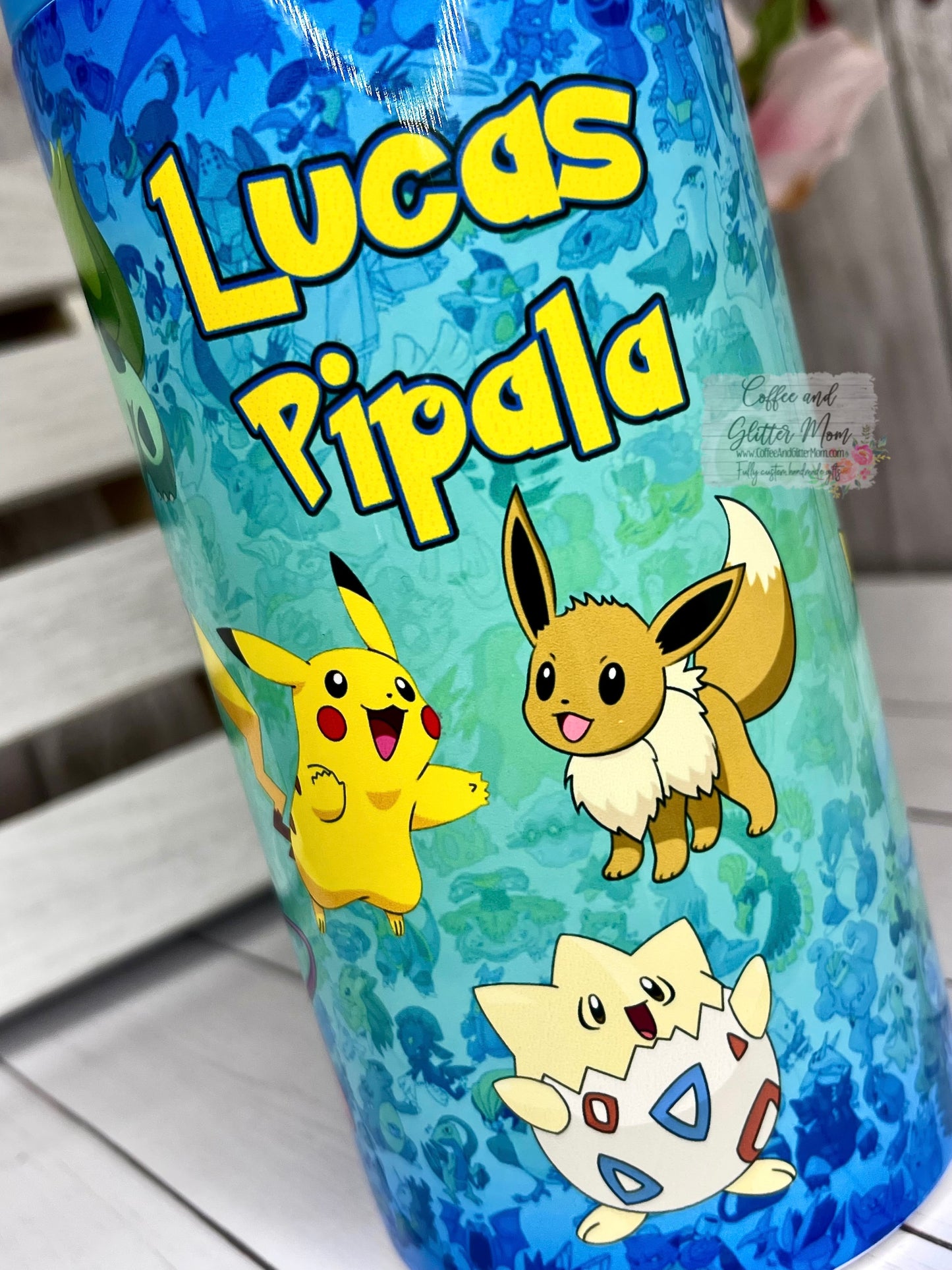 Pokemon Tumbler Cup, Pokemon Tumbler, Pokemon Skinny Tumbler