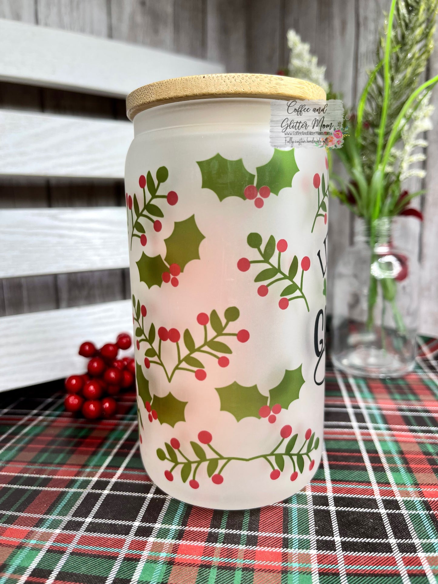 Christmas In-Stock Holographic Sparkle Tumblers