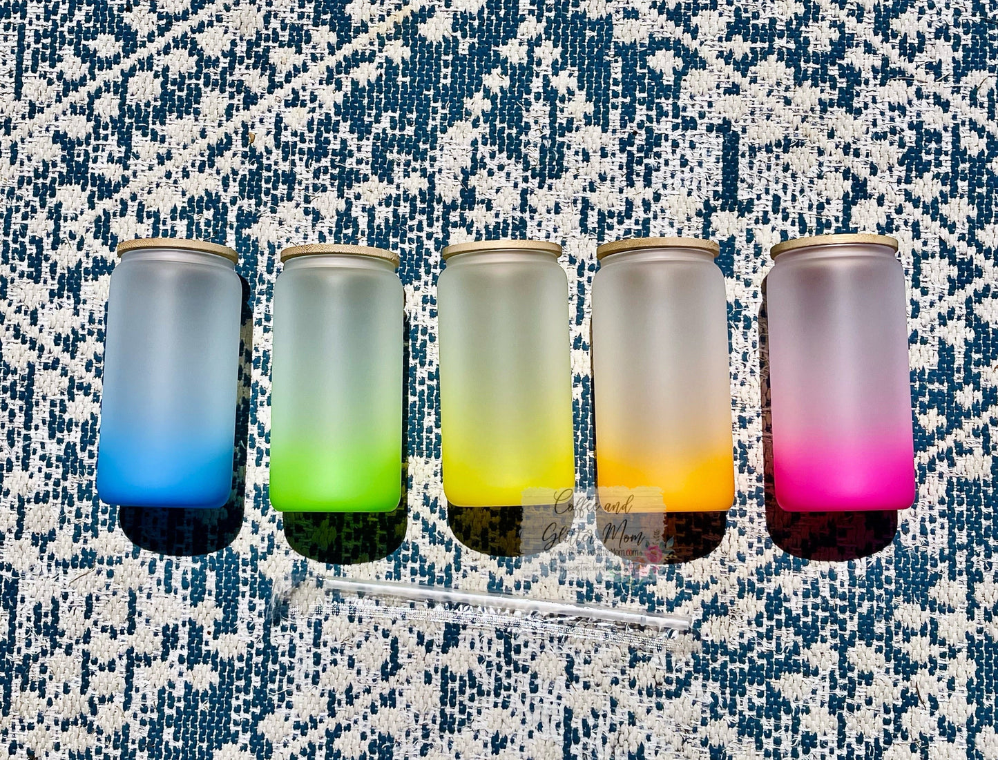 Affirmations for the Ghouls 16oz Ombré Glass Can