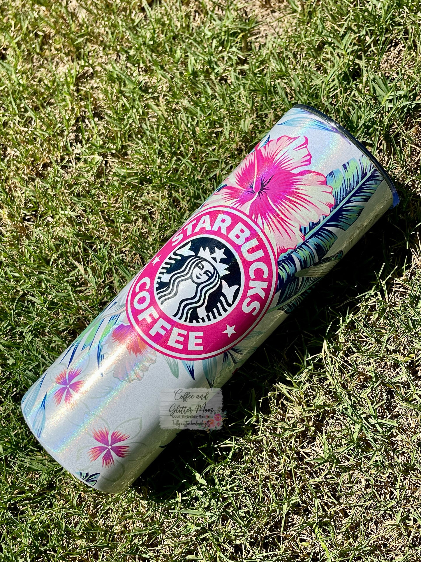 Starbucks Reusable Cup-tropical Starbucks Cup-hibiscus Starbucks Cup Custom Starbucks  Cup-free Straw Topper With Purchase 