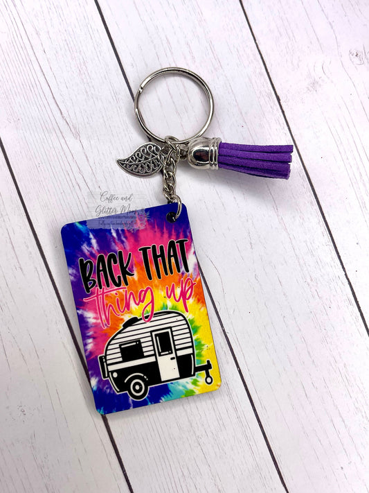Back That Thing Up Keychain