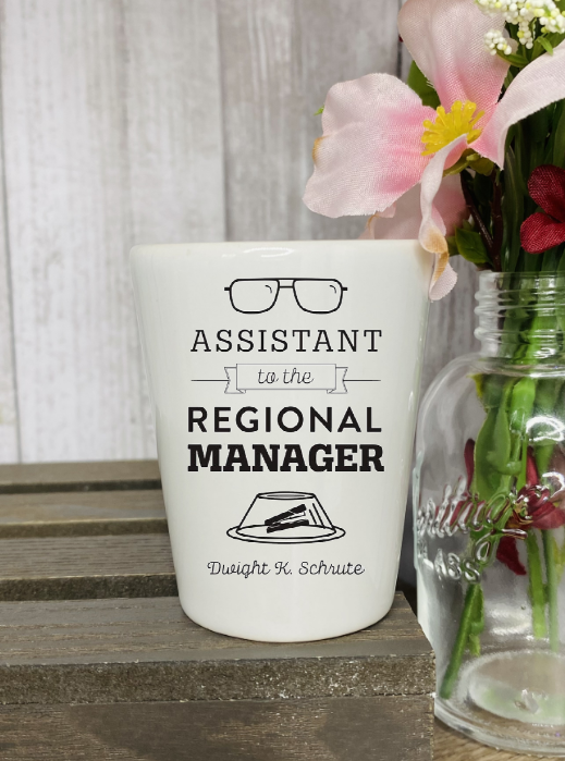 Assistant Regional Manager The Office Ceramic Shot Glass