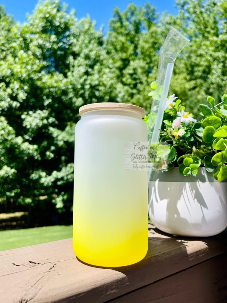 Sanderson Witches Apples Pick Your Color Glass Can