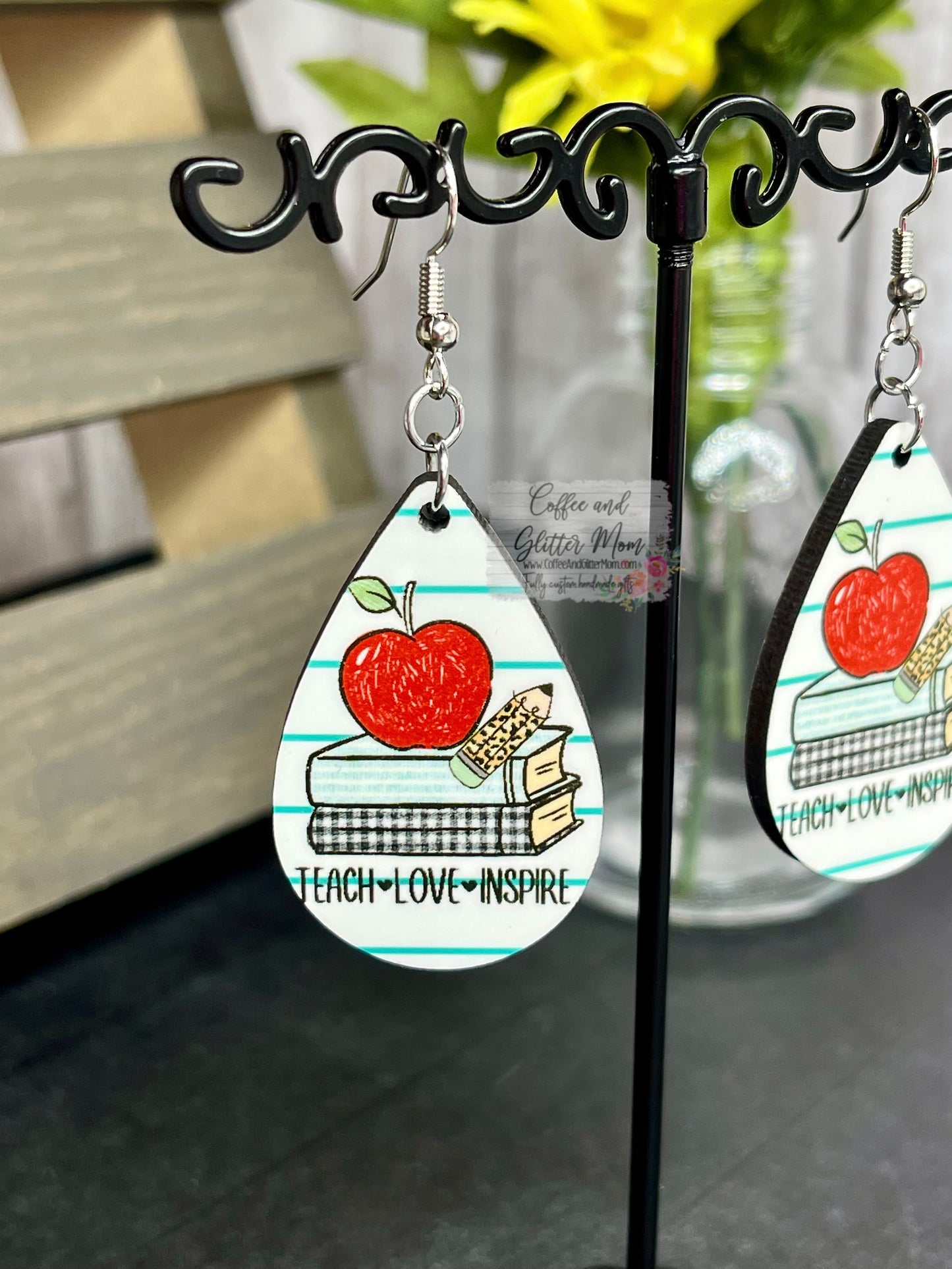 Teach Love Inspire Earrings