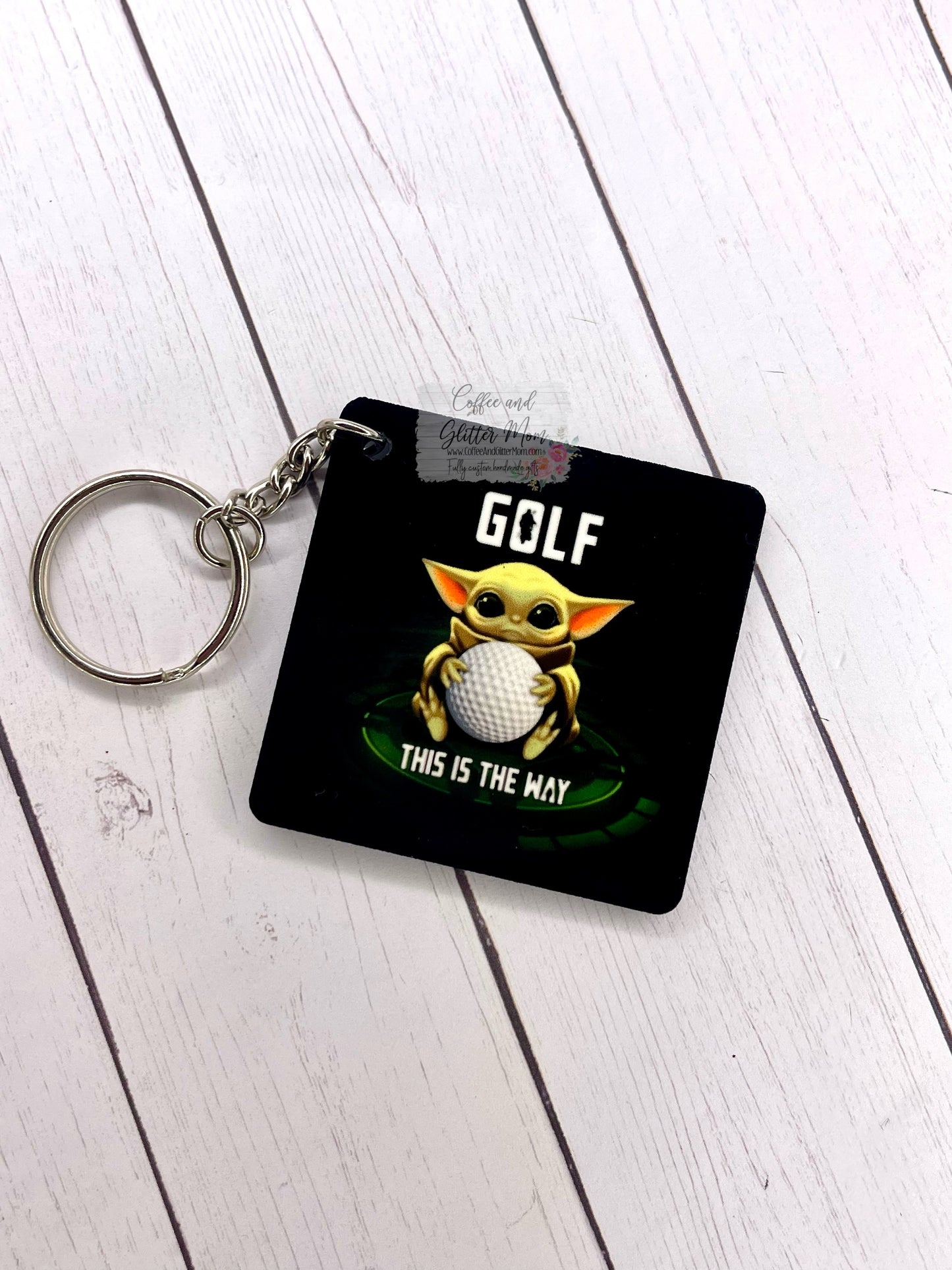 Golf This Is The Way Keychain