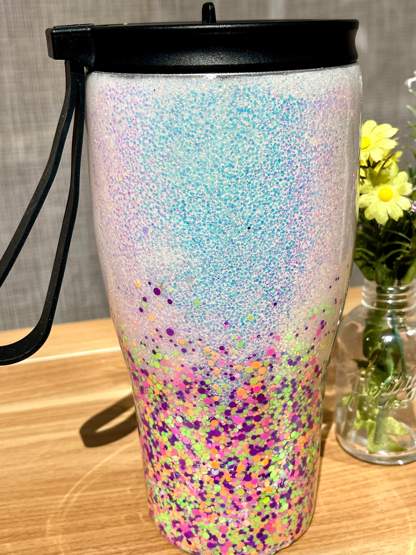 Candy Rainbow 30oz Duo-Lid Tumbler With Straw