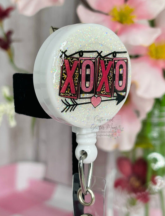 XOXO Valentines Badge Reel