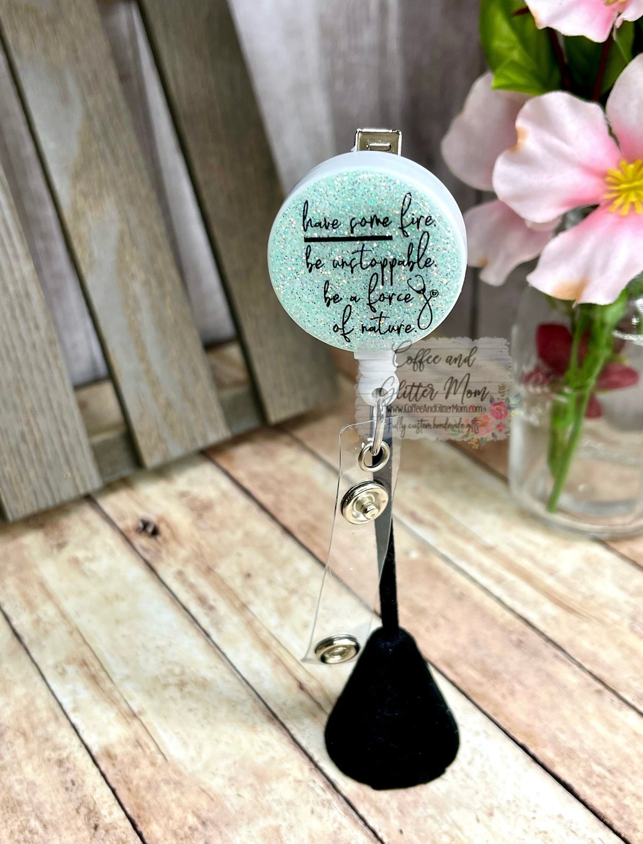 Have Some Fire Mint Cupcake Greys Badge Reel