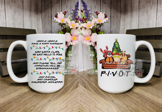 Phoebe's Christmas Song / Holiday Armadillo 2-sided Ceramic Mug