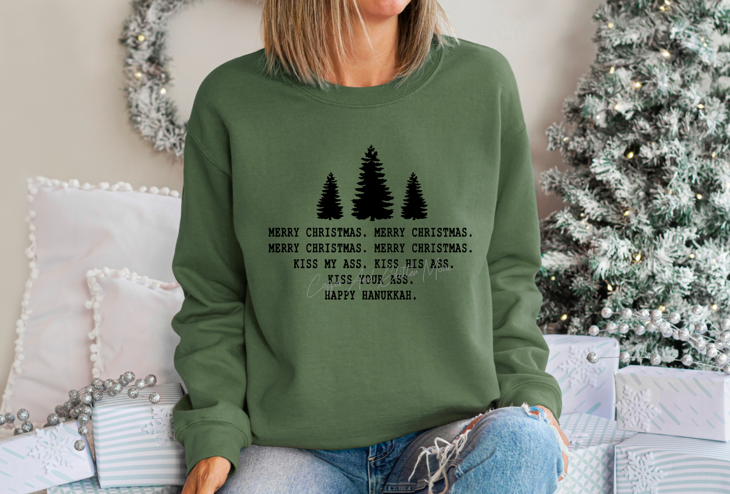Merry Christmas Kiss My Ass Griswold Sweatshirt