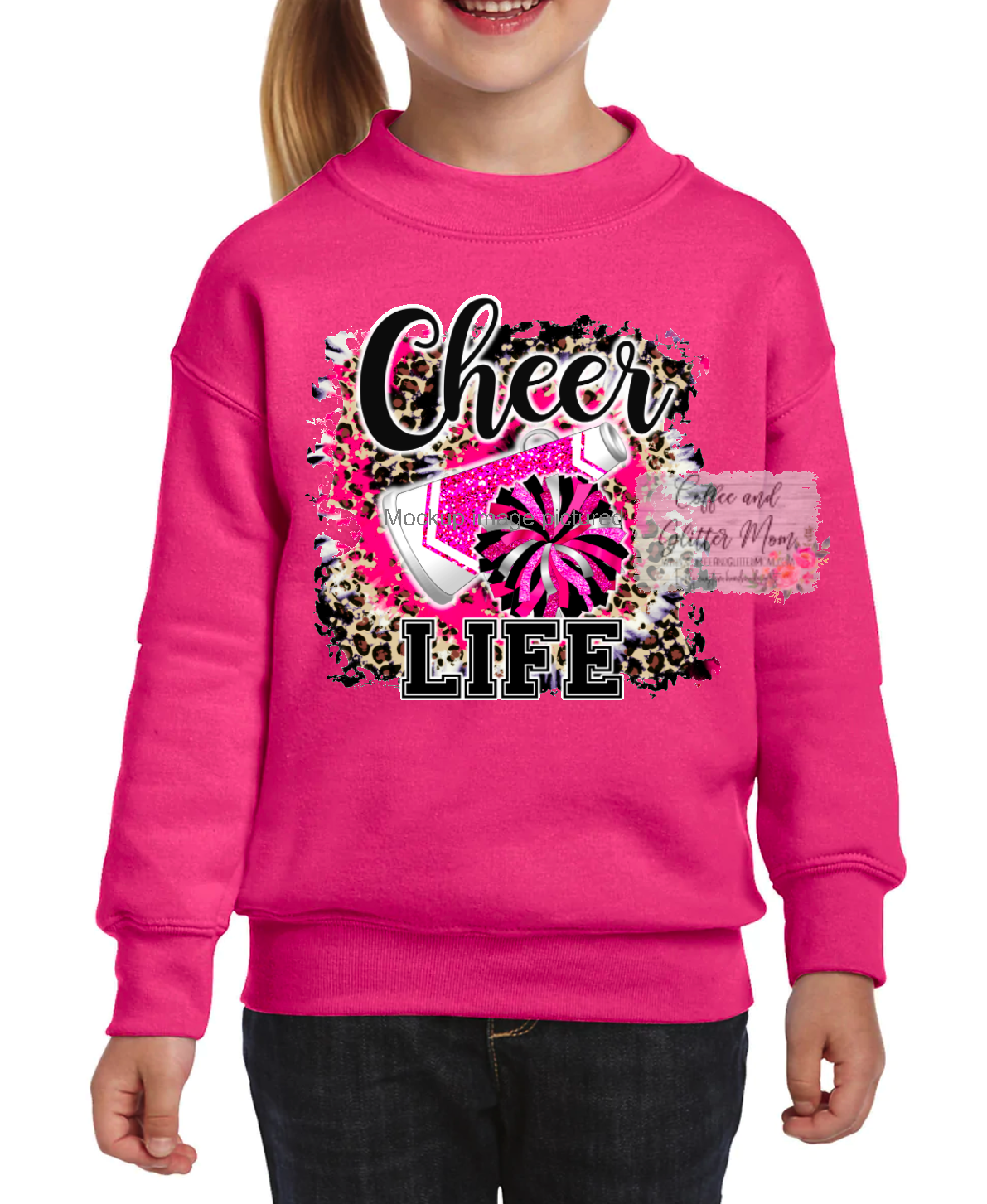 Cheer Life Pink Youth Sweatshirt