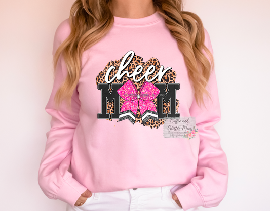 Cheetah Cheer Mom Sweatshirt